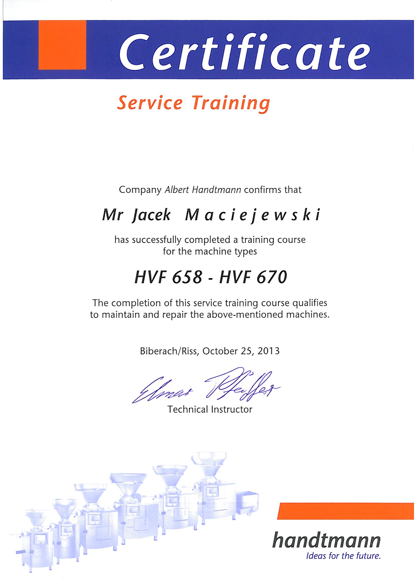 szkolenie handtmann  HVF